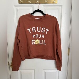 Spiritual Gangster Trust Your Soul Mazzy Pullover Size M